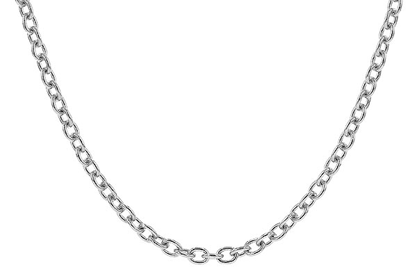 A283-06852: CABLE CHAIN (20IN, 1.3MM, 14KT, LOBSTER CLASP)