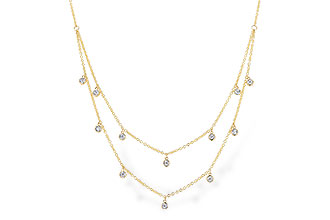 C283-01443: NECKLACE .22 TW (18 INCHES)