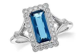 A199-42352: LDS RG 1.58 LONDON BLUE TOPAZ 1.75 TGW