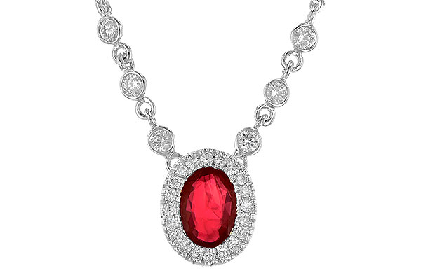 A199-43198: NECK .70 RUBY .94 TGW (17")